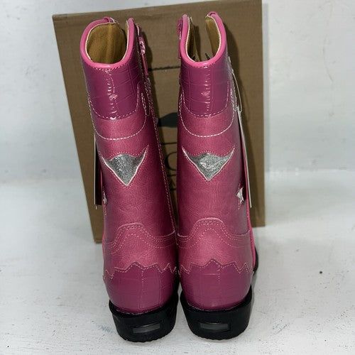 New children’s Pink Smoky Mountain Cowboy Boots. 1167c 10.5 10 1/2. 24-63