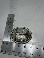 New Women’s Montana Silversmiths Gold Silver Black “F” Belt Buckle. B-5
