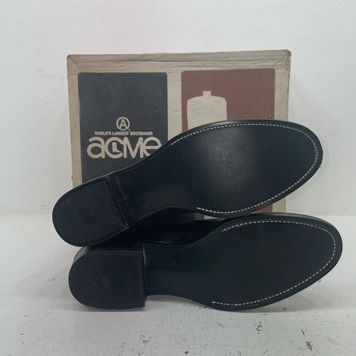 New Men’s Black Acme Cowboy Boots. 1307 12 D. 10-16