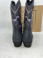 New Women’s Navy Smoky Mountain Cowboy Boots. 3878 Y 7 M. 18-68
