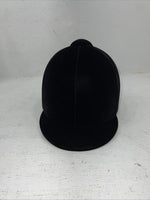 New Women’s Black Velvet Lexington Dressage Riding Helmet. 12-124 7 3/8. 12-90
