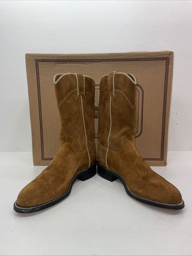 New Women’s Brown J Chisholm Cowboy Boots. L 114 8 M. 16-11
