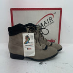 New Women’s Gray Lace Up Laredo Cowboy Boots. 28-344 10 M. 15-130