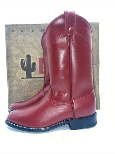 New Women’s Red Laredo Cowboy Boots. 6917 F 7 M. 18-72
