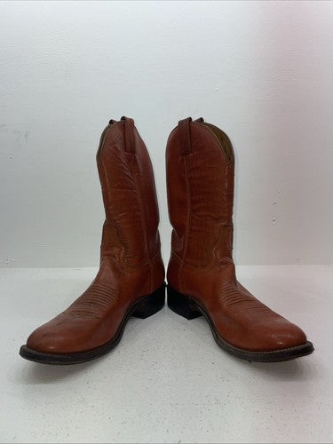 New Women’s Orange Laramie Cowboy Boots. 290 9 B. 15-78