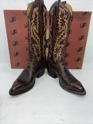 New Women’s Brown Imperial Cowboy Boots. M 84 6.5 6 1/2 D. 19-68