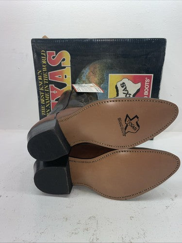 New Men’s Brown Texas Brand Cowboy Boots. 5101 11 D. 8-16