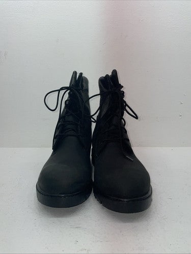 New Men’s Black Lace Up Acme Cowboy Boots. 4385 12 E E. 9-63