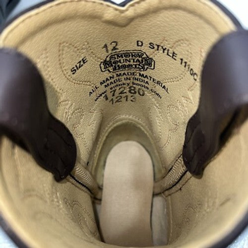 New Children’s Brown Smoky Mountain Cowboy Boots. 1110 C 12. 24-131