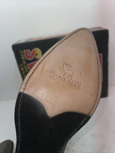 New Men’s Gray Texas Imperial Cowboy Boots. M 272 10.5 10 1/2 E E. 8-17