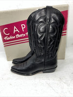 New Women’s Black Capezio Cowboy Boots. L 550 7.5 7 1/2 M. 17-81