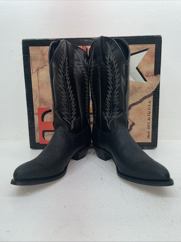 New Women’s Black Texas Brand Cowboy Boots. 4870 10 M. 15-118