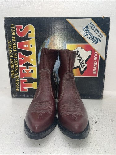 New Women’s Red Texas Brand Cowboy Boots. M 373 9 D. 15-60