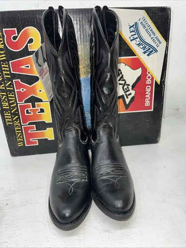 New Women’s Black Texas Brand Cowboy Boots. 4240 6 M. 19-11