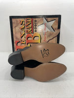 New Women’s Black Texas Brand Cowboy Boots. 4970 8.5 8 1/2 M. 15-22