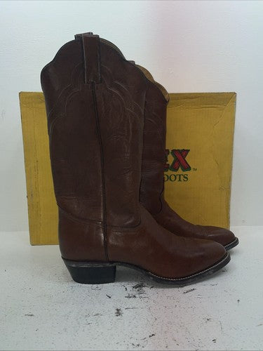 New Men’s Brown Westex Cowboy Boots. 601 11.5 11 1/2 D. 9-37
