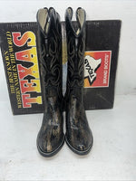 New Women’s Black Texas Brand Cowboy Boots. L 900 6.5 6 1/2 M. 19-80