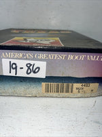 New Women’s Red Lace Up Texas Brand Cowboy Boots. 4493 6.5 6 1/2 M. 19-86