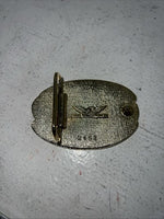 New Blue Red Silver Eagle Flag Belt Buckle. 2432 F-19