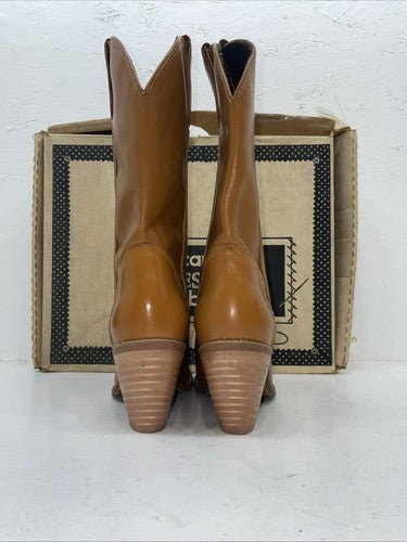 New Women’s Brown Capezio Cowboy Boots. L 704 8.5 8 1/2 M. 16-92