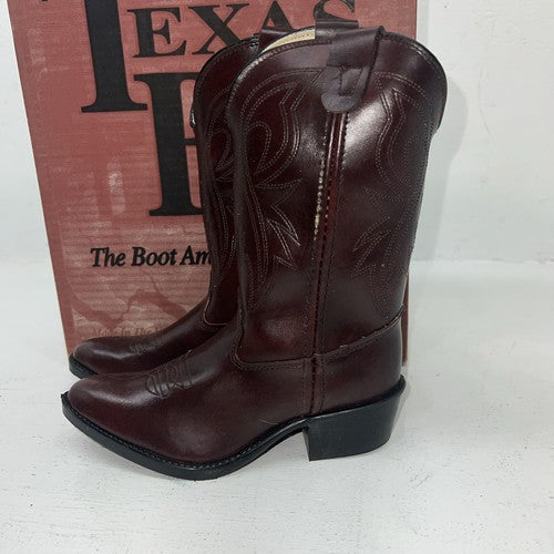 New Children’s Brown Texas Brand Cowboy Boots. C202 11.5 11 1/2 D. 24-102
