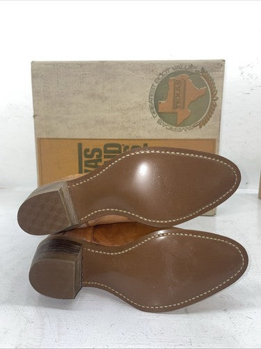 New Women’s Brown Texas Brand Cowboy Boots. L 244 7 M. 18-86