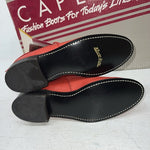New Women’s Red Lace Up Capezio Cowboy Boots. L 503 7.5 7 1/2 M. 17-77