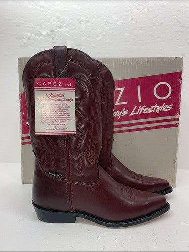 New Women’s Red Capezio Cowboy Boots. L 553 8 M. 16-20