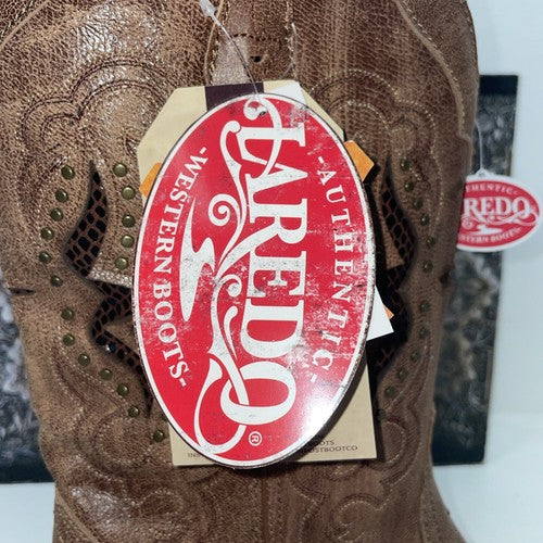 New Women’s Brown Laredo Cowboy Boots. 52145 9.5 9 1/2 M. 15-159