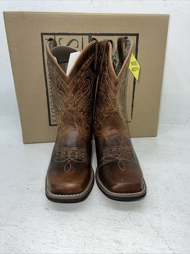 New Women’s Brown Smoky Mountain Cowboy Boots. 6063 7.5 7 1/2 W. 17-91