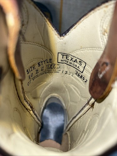 New Children’s Brown Texas Brand Cowboy Boots. C191 10 D. 24-47