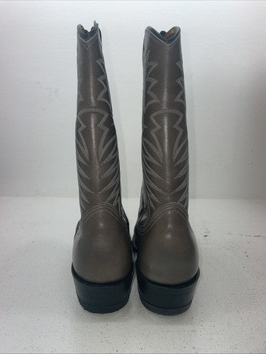 New Women’s Gray Nocona Cowboy Boots. L 108 8.5 8 1/2 B. 15-46