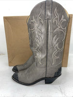 New Women’s Grey Texas Brand Cowboy Boots. 4902 7 M. 18-56