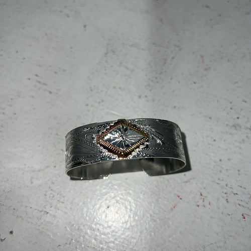 New Women’s Congress Leather Silver Copper Gold Bracelet. 93318 A-128