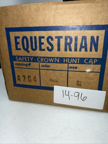 New Women’s Green Equestrian English Riding Helmet. A 264 6 7/8. 12-96