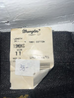 New Men’s Cowboy Cut Wrangler Black Pro Rodeo Jeans. 11/34 Length B-10