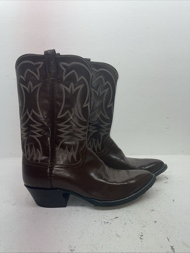 New Men’s Brown Cowbotown Cowboy Boots. J 235 12 D. 10-17