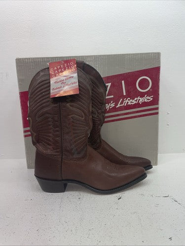 New Women’s Brown Capezio Cowboy Boots. L 281 9 M. 15-68