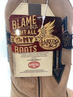 New Women’s Brown Laredo Cowboy Boots. 3122 9 M. 15-110