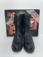 New Men’s Black Texas Brand Cowboy Boots. 8960 11.5 11 1/2 D. 9-68