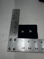 New Women’s Montana Silversmiths Barrel Racer Silver Earrings. JS649GBL A-32