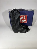 New Men’s Western Boots. Black Dominion Color Boot. 9.5 Size. 7-8