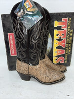 New Women’s Brown Texas Brand Cowboy Boots. L 199009 7.5 7 1/2 M. 17-93