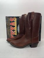 New Men’s Brown Texas Brand Cowboy Boots. 8021 12 D. 9-66