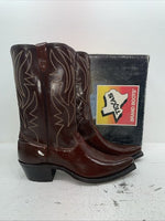 New Men’s Brown Texas Brand Cowboy Boots. 6411 11.5 11 1/2 D. 9-14