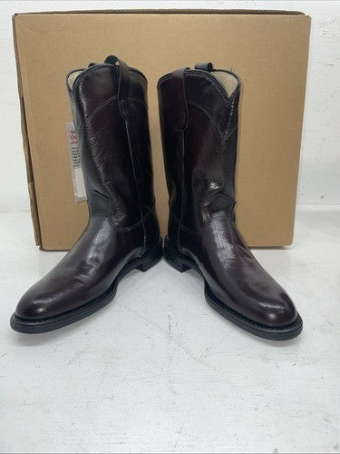 New Women’s Cherry Black Texas Brand Cowboy Boots.  6823 7 M. 18-71