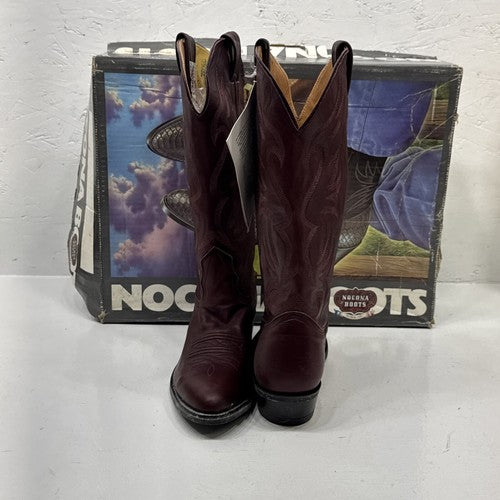 NEW Women’s Maroon Nocona Brand Cowgirl Boots. Size 8D. 2-7
