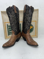 New Women’s Brown Texas Brand Cowboy Boots. 4801 5.5 5 1/2 M. 20-59
