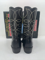 New Men’s Black Texas Brand Cowboy Boots. 6900 11.5 11 1/2 D. 9-54