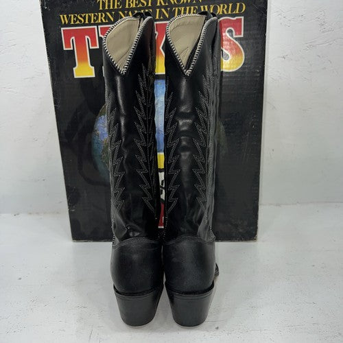 New Women’s Black Texas Brand Cowboy Boots. 4498 6 M. 20-81